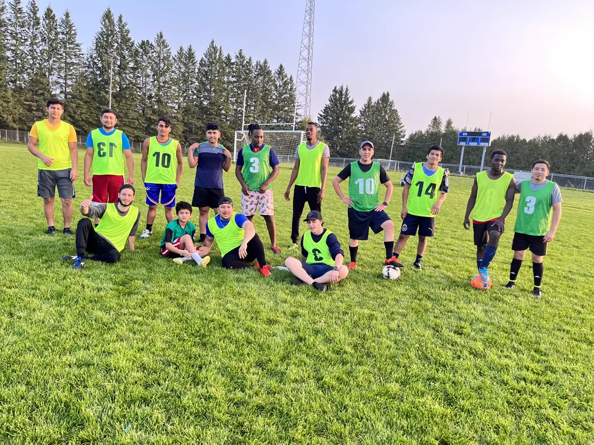 Match de soccer interculturel à Saint-Anselme