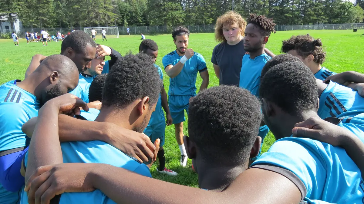 Entraînement des jeunes du club