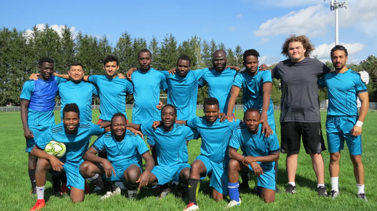 Entraînement des jeunes du club