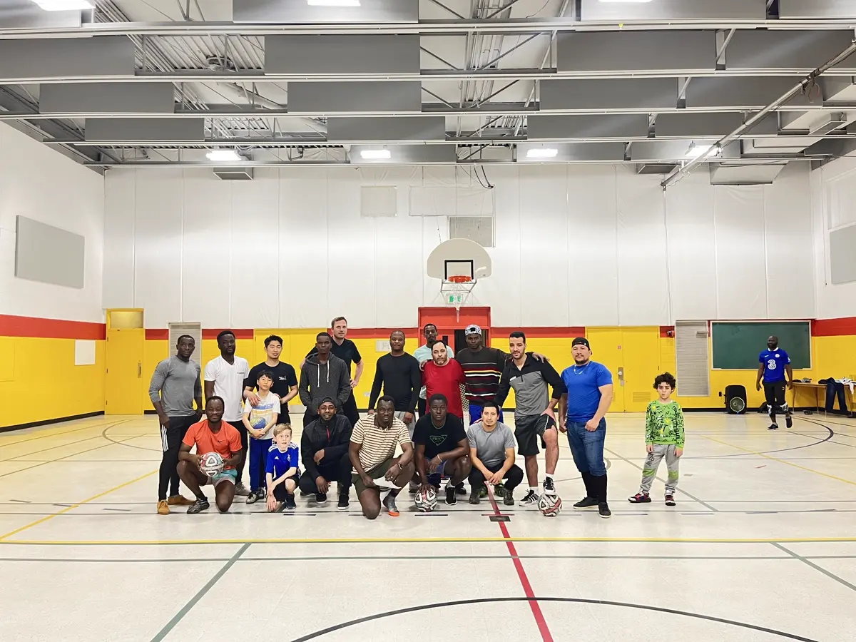 Action de jeu intense sur le terrain