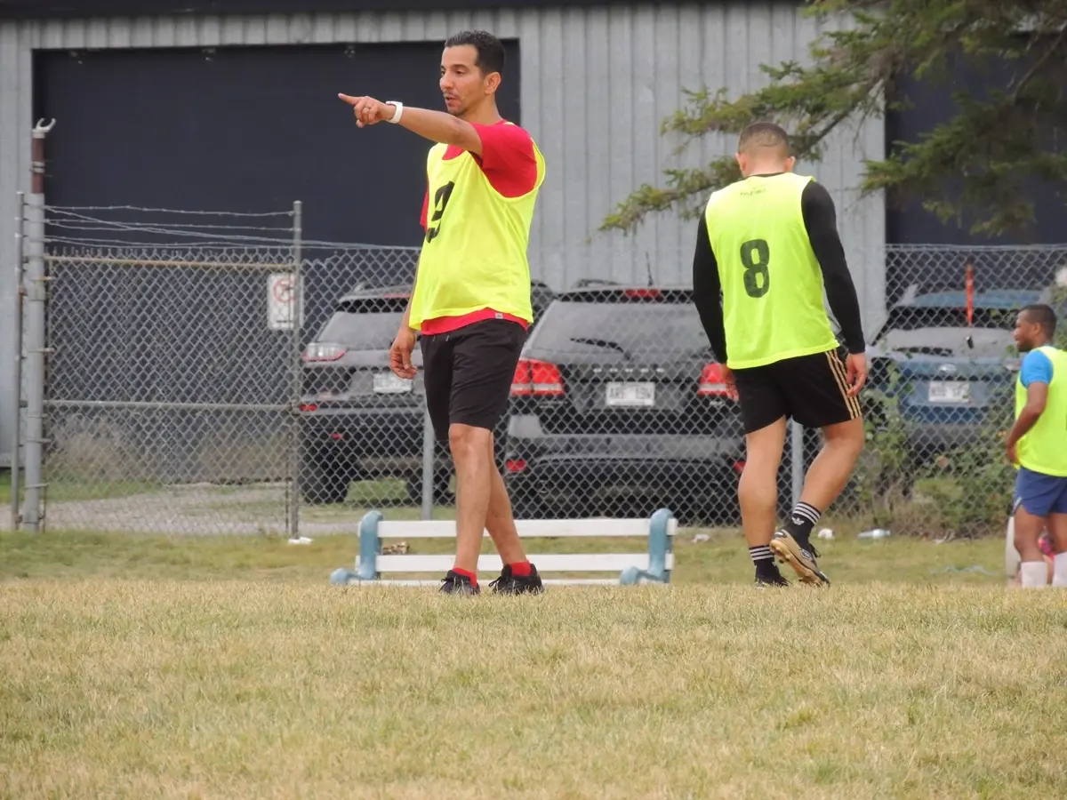 Moment de joie après un but